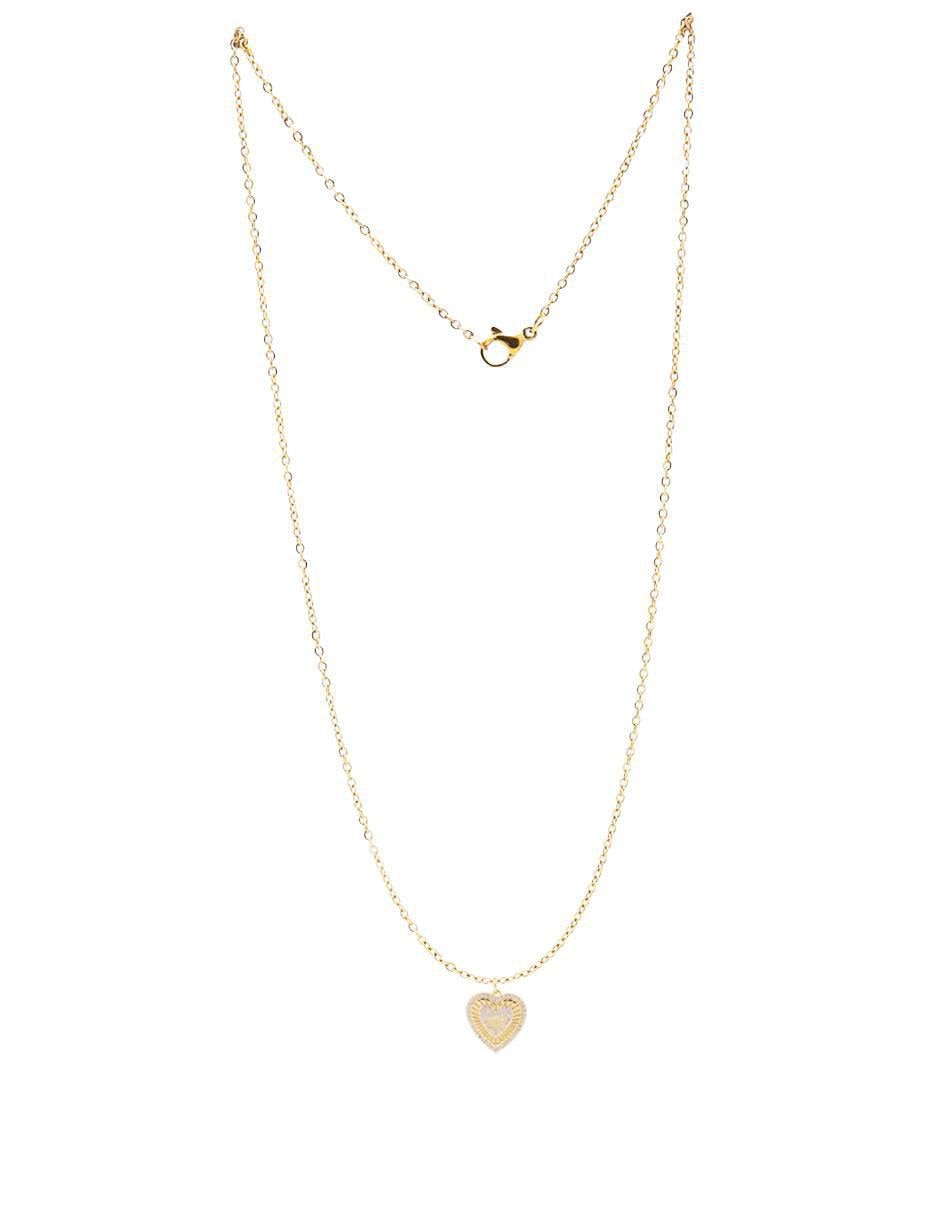 Collar con dije de corazón 2