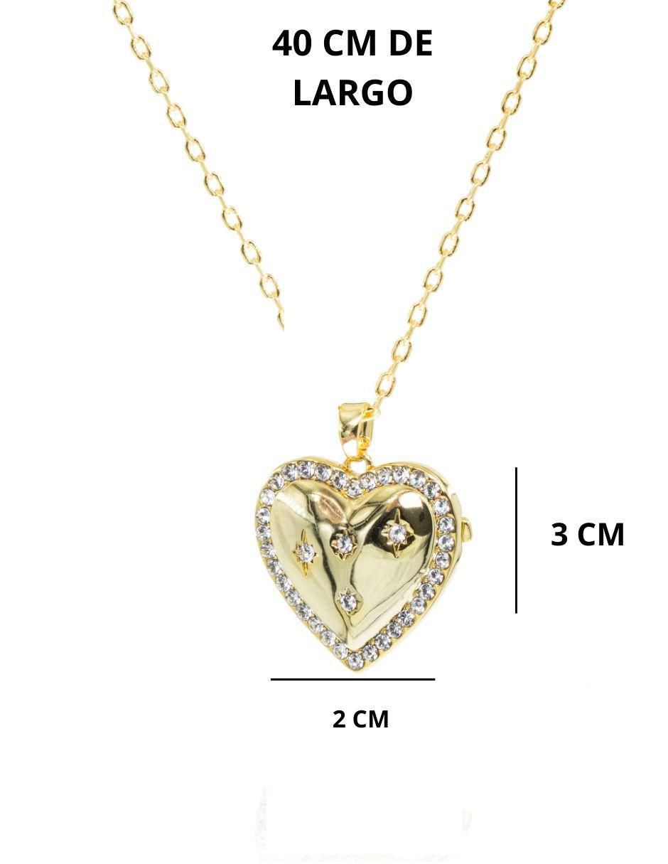 Colgante Y Dije de corazón paris 4