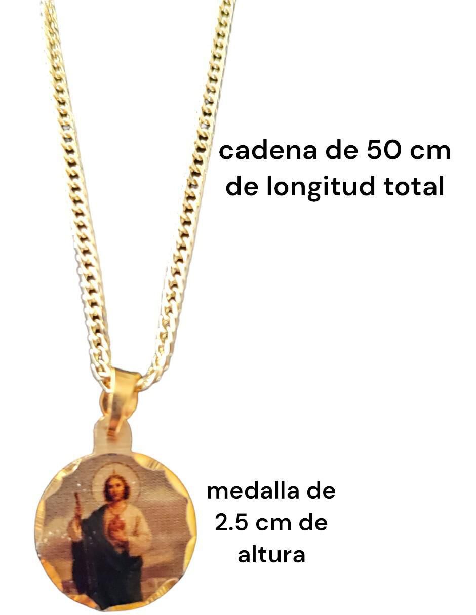 Collar con dije san judas tadeo 18 K 3