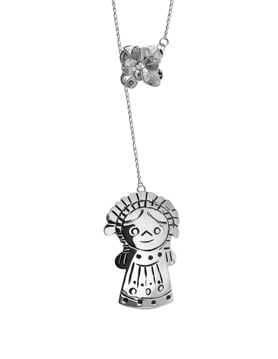Colgante Y Dije de muñeco Enrique Garcia de plata P 925