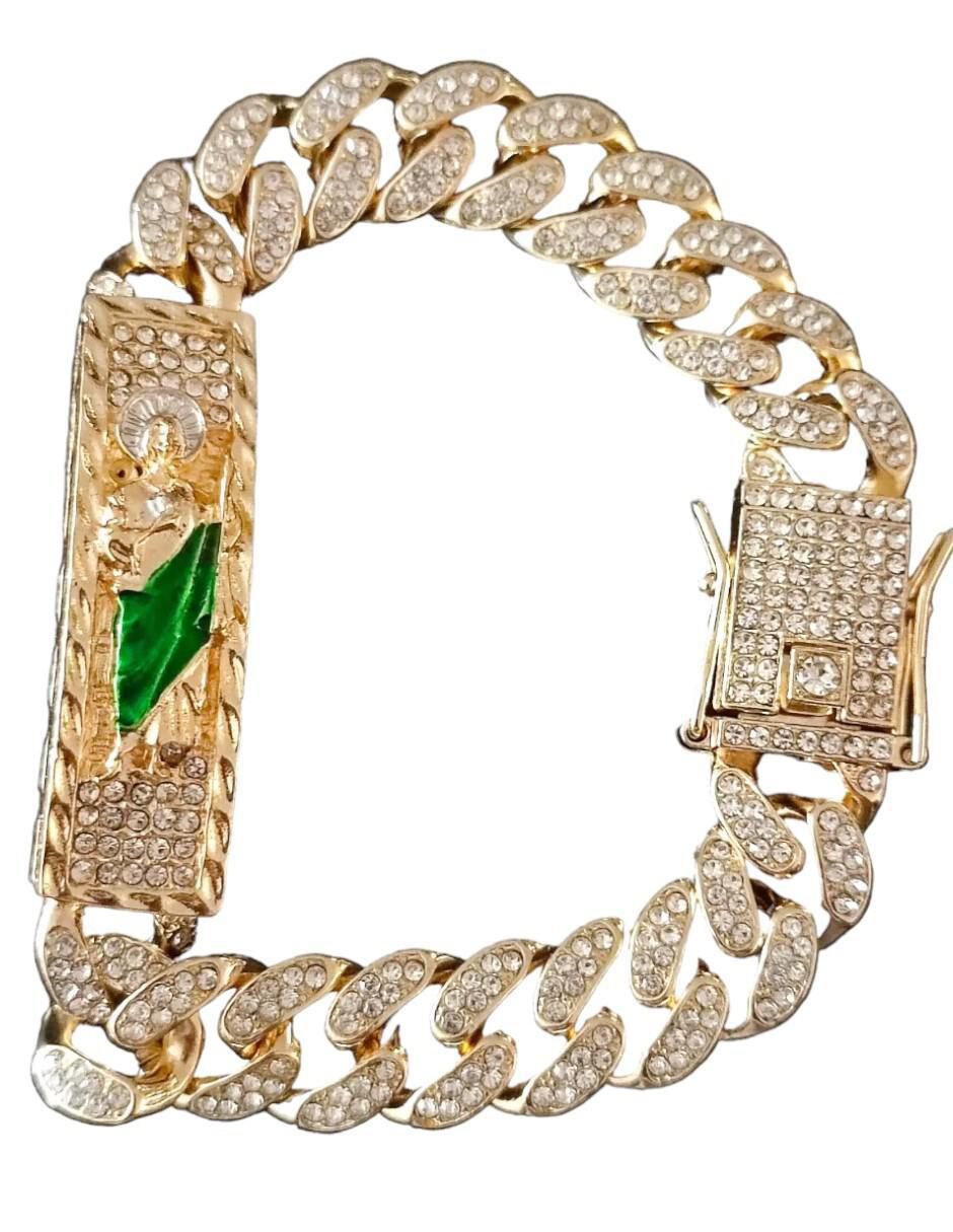 Brazalete 18 K con acabado brillante Brazalete 18 K con acabado brillante