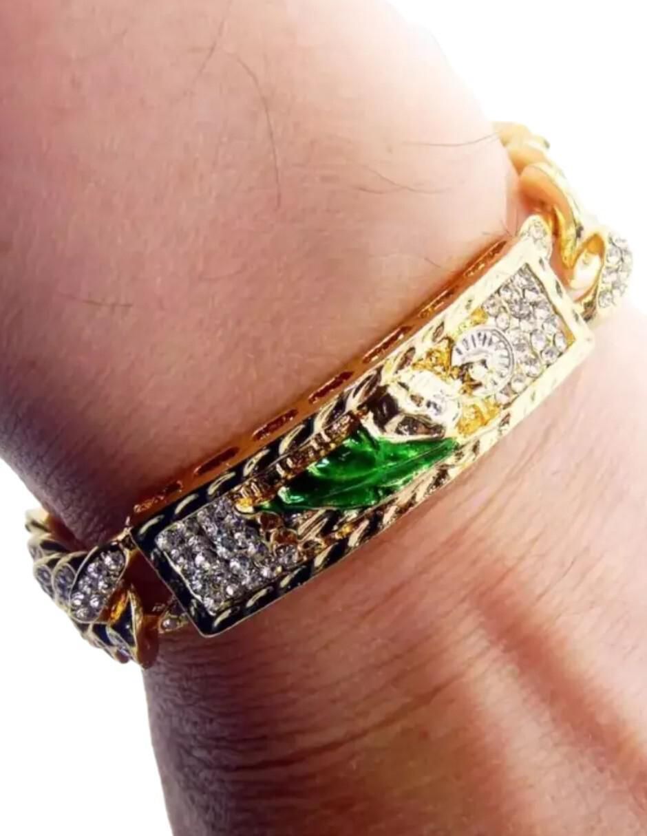 Brazalete 18 K con acabado brillante 2