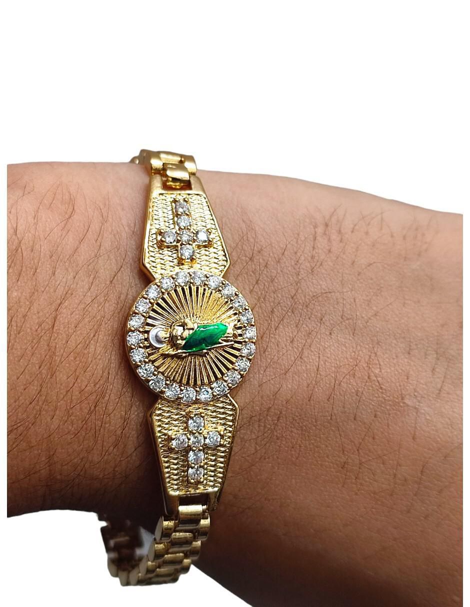 Brazalete de baño de oro 18 K 3