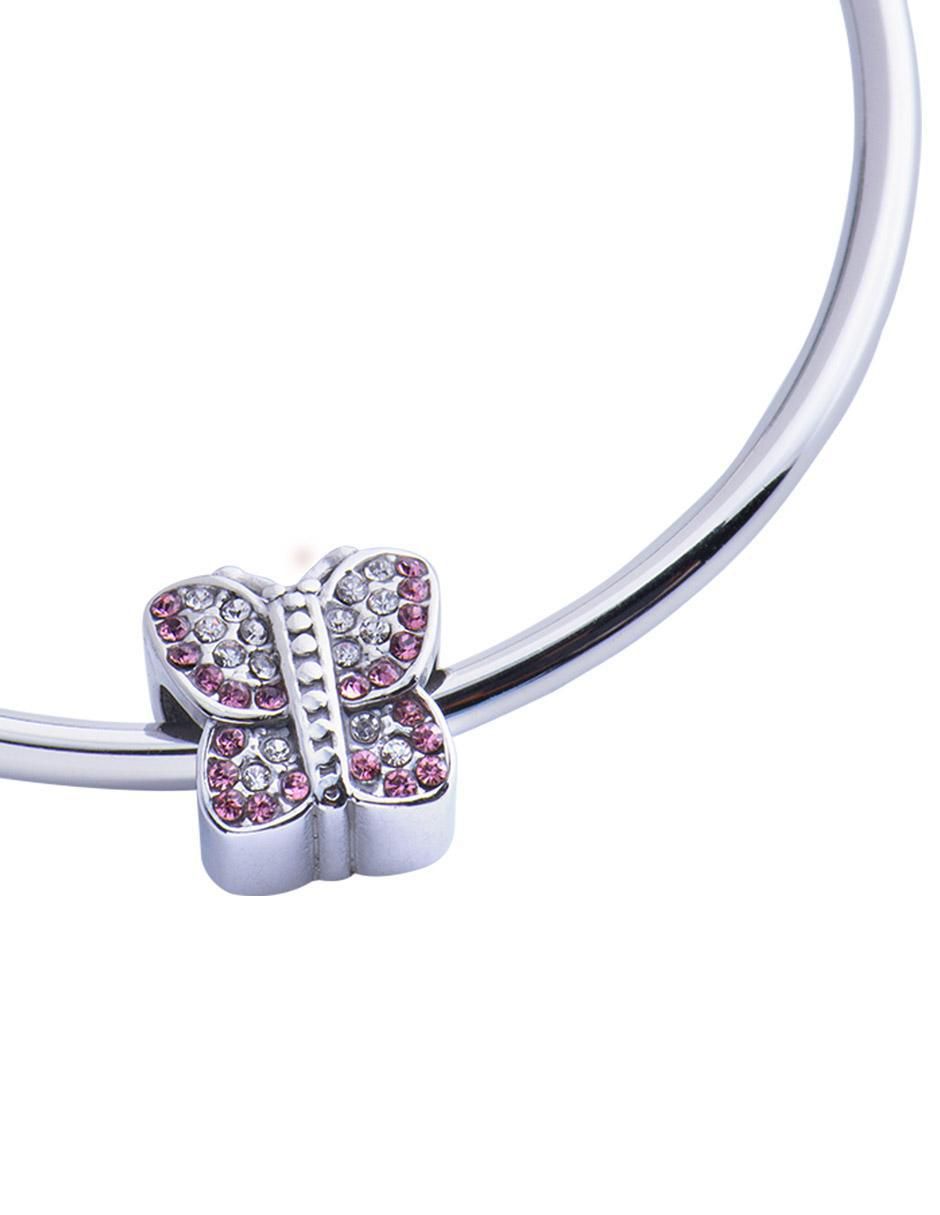Charm "de" mariposa luckyly mariposa bathia sin temática "de" acero inoxidable sin kilataje zirconia cúbica