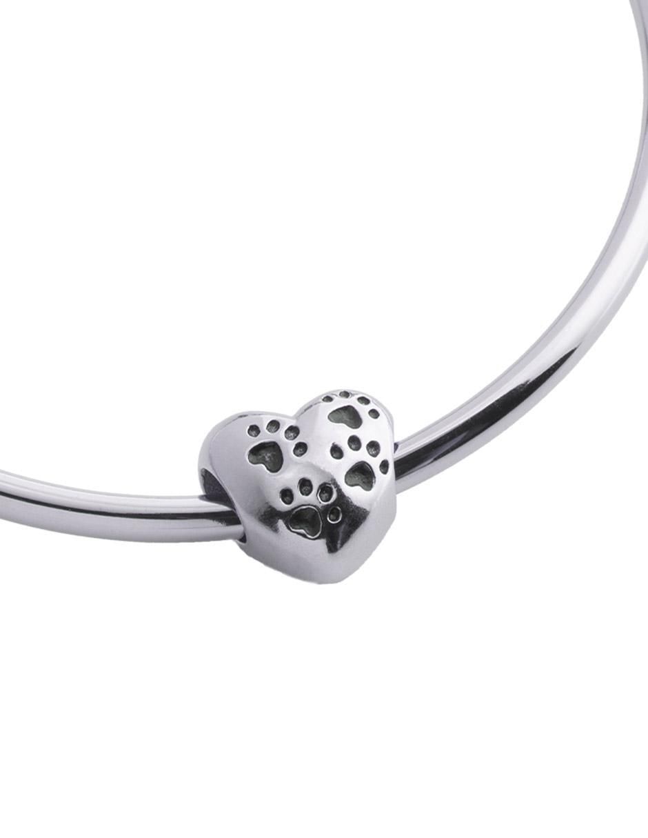Charm "de" corazón luckyly charms para pulseras de mujer sin temática "de" acero inoxidable sin kilataje sin gema