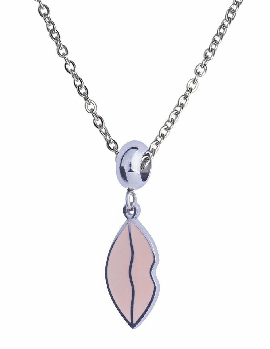 Charm "de" labios luckyly beso lips sin temática "de" acero inoxidable sin kilataje sin gema