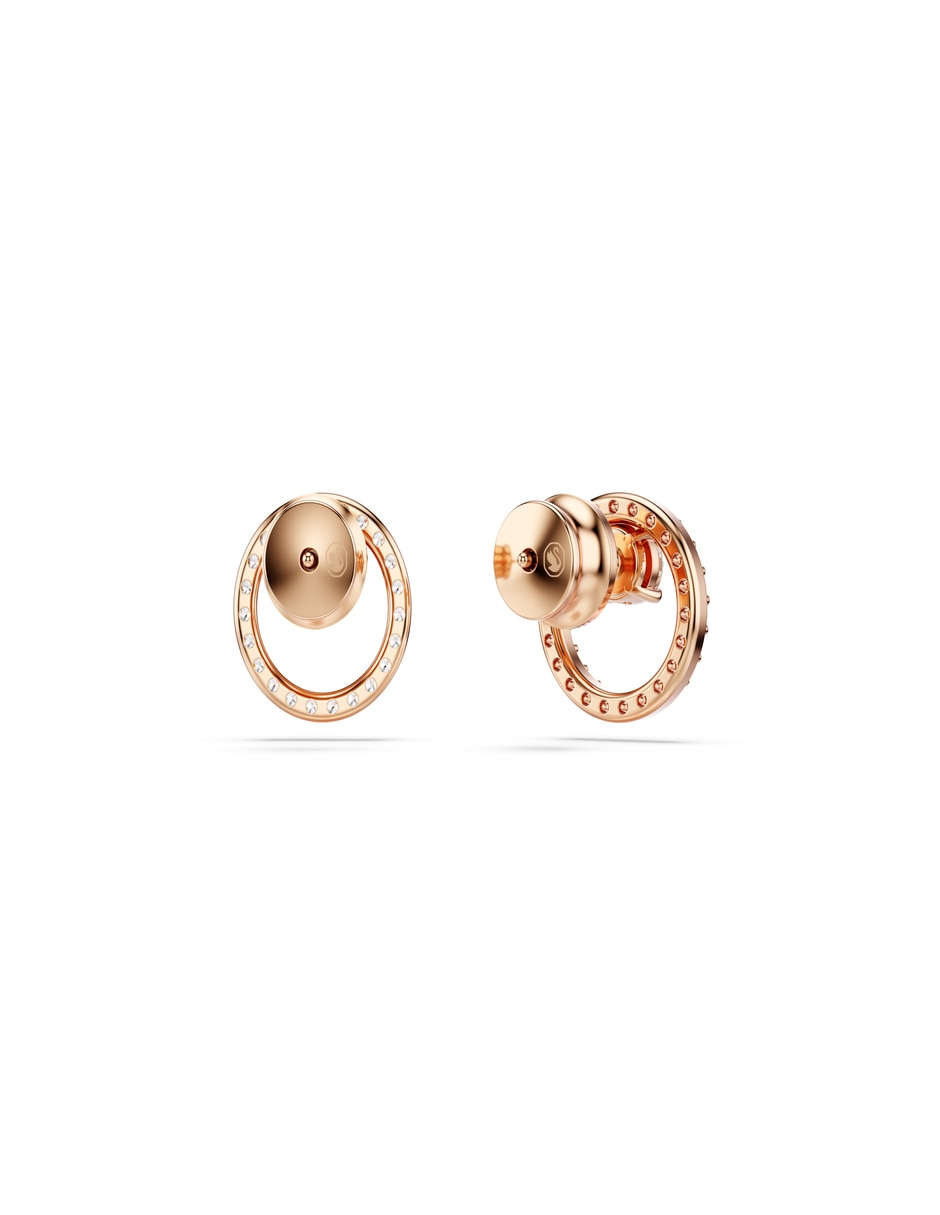 Aretes circulares Constella con acabado brillante 3