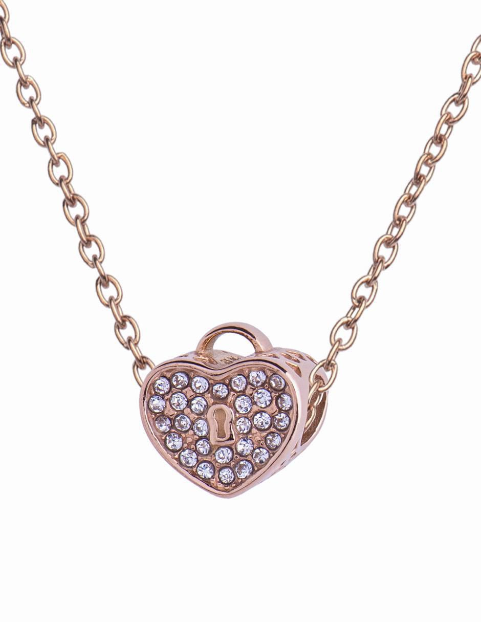 Charm de corazón candado maca 4