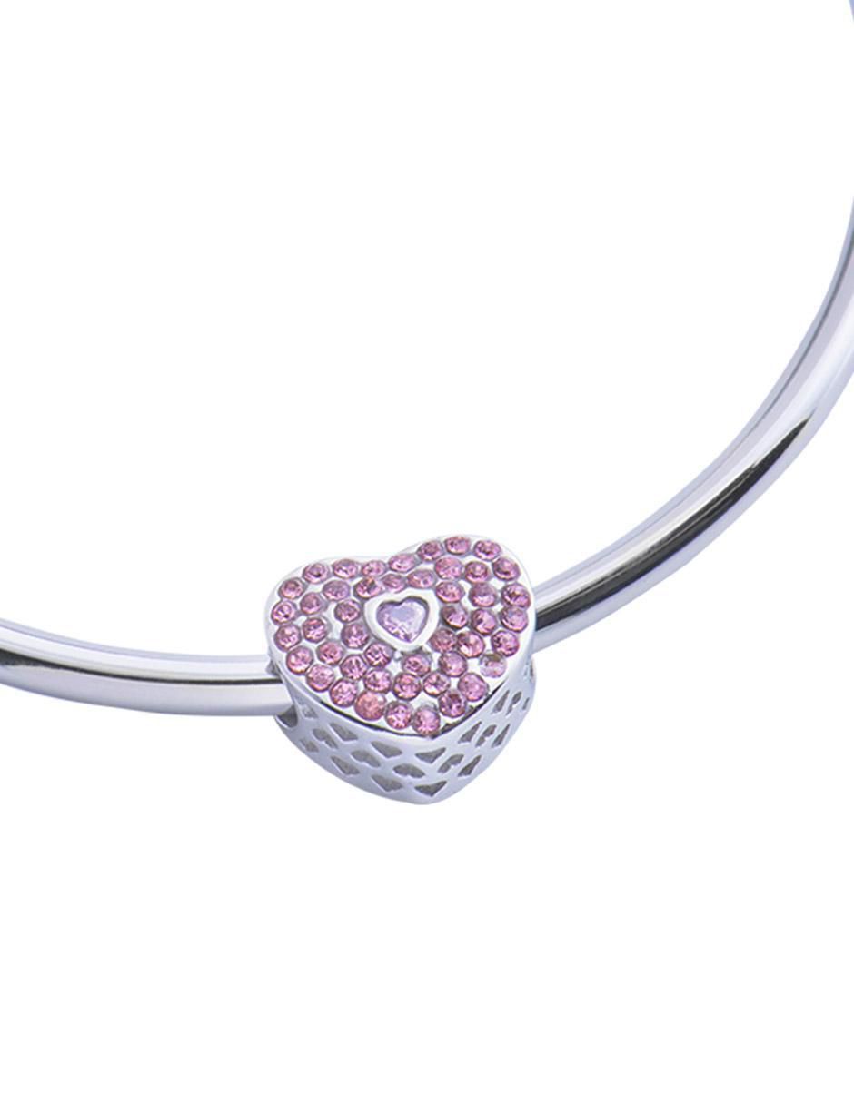 Charm de corazón Luckyly Corazón Lucía zirconia cúbica