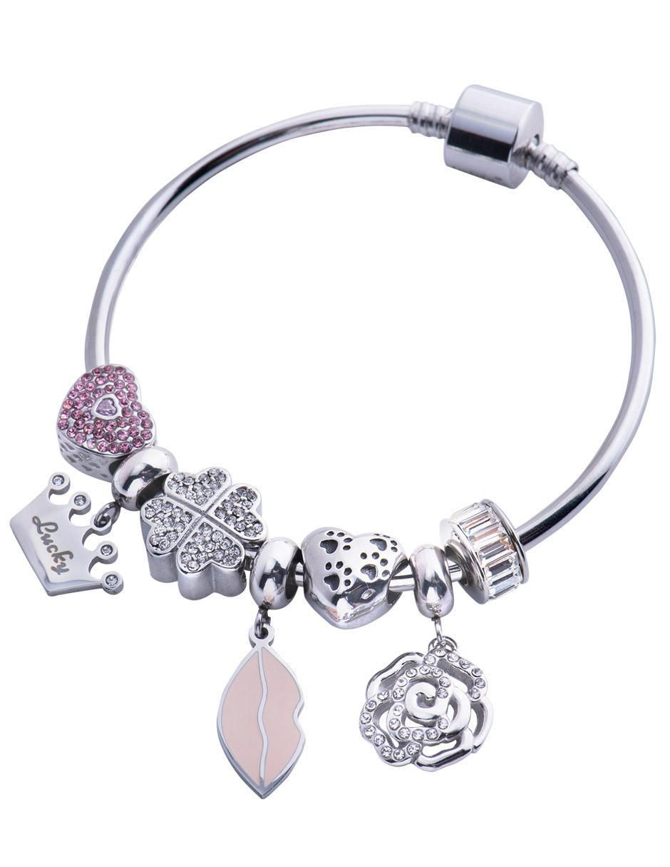 Charm de corazón Luckyly Corazón Lucía zirconia cúbica