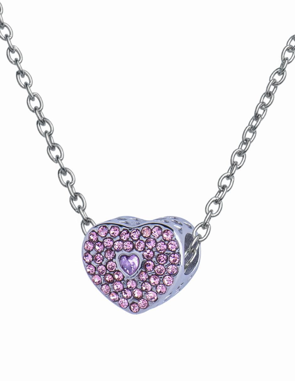 Charm de corazón Luckyly Corazón Lucía zirconia cúbica