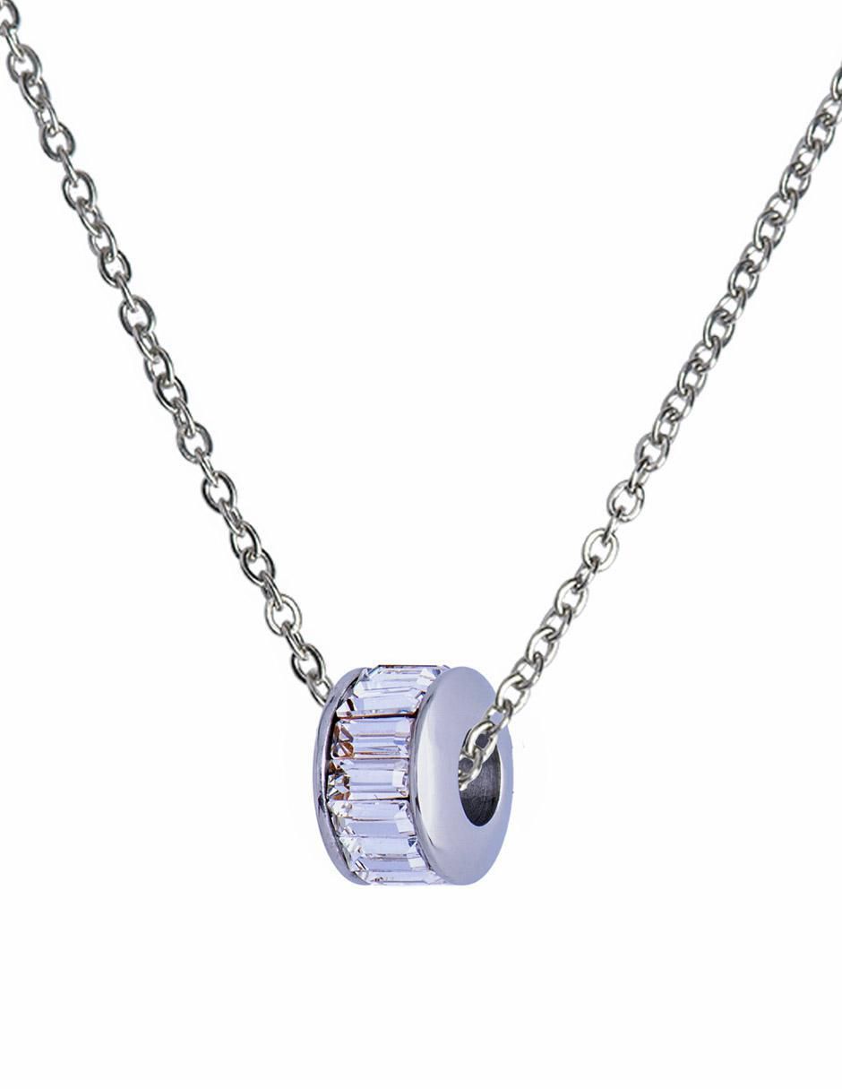 Charm de cilindro Luckyly Cilindro Telma zirconia cúbica