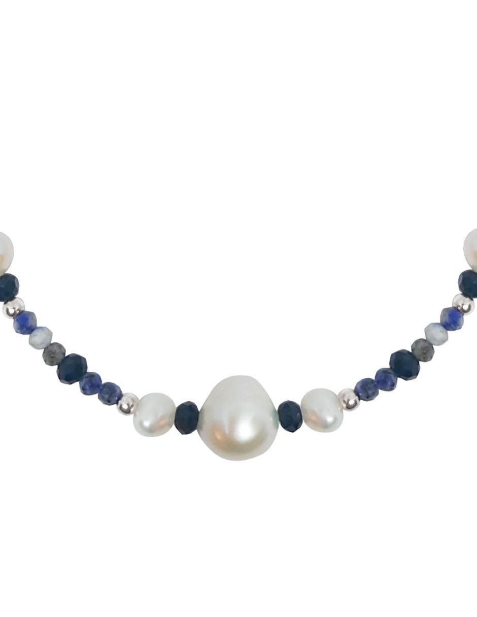 Pulsera de plata con lapislázuli p 925 Terra 2