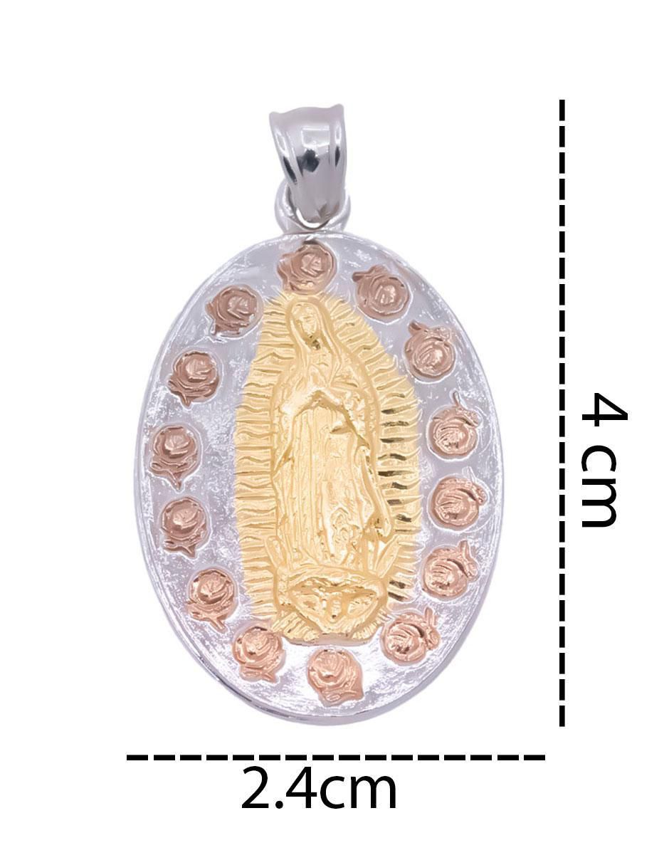 Dije ovalada virgen de guadalupe 3