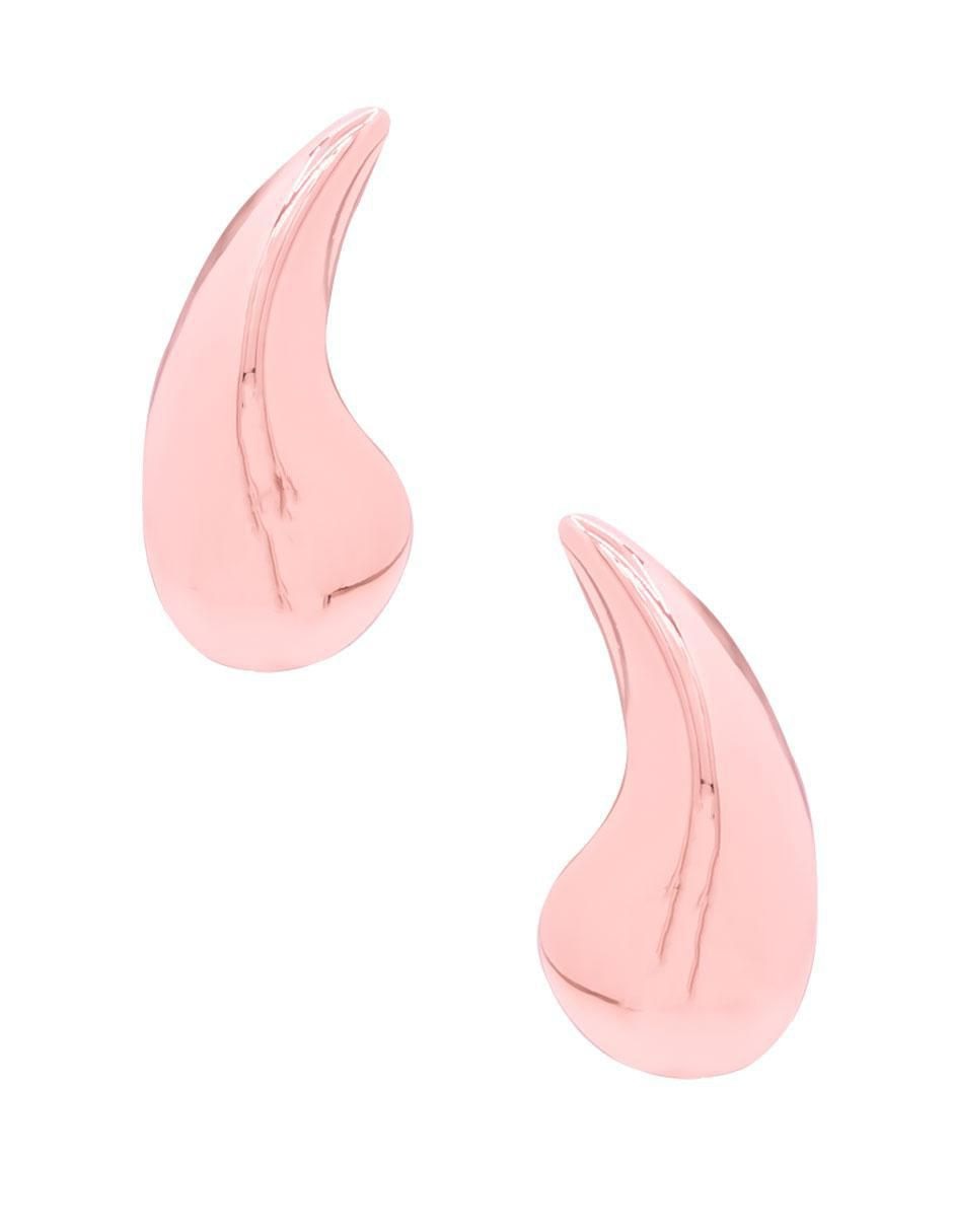 Aretes de gota con acabado brillante Aretes de gota con acabado brillante
