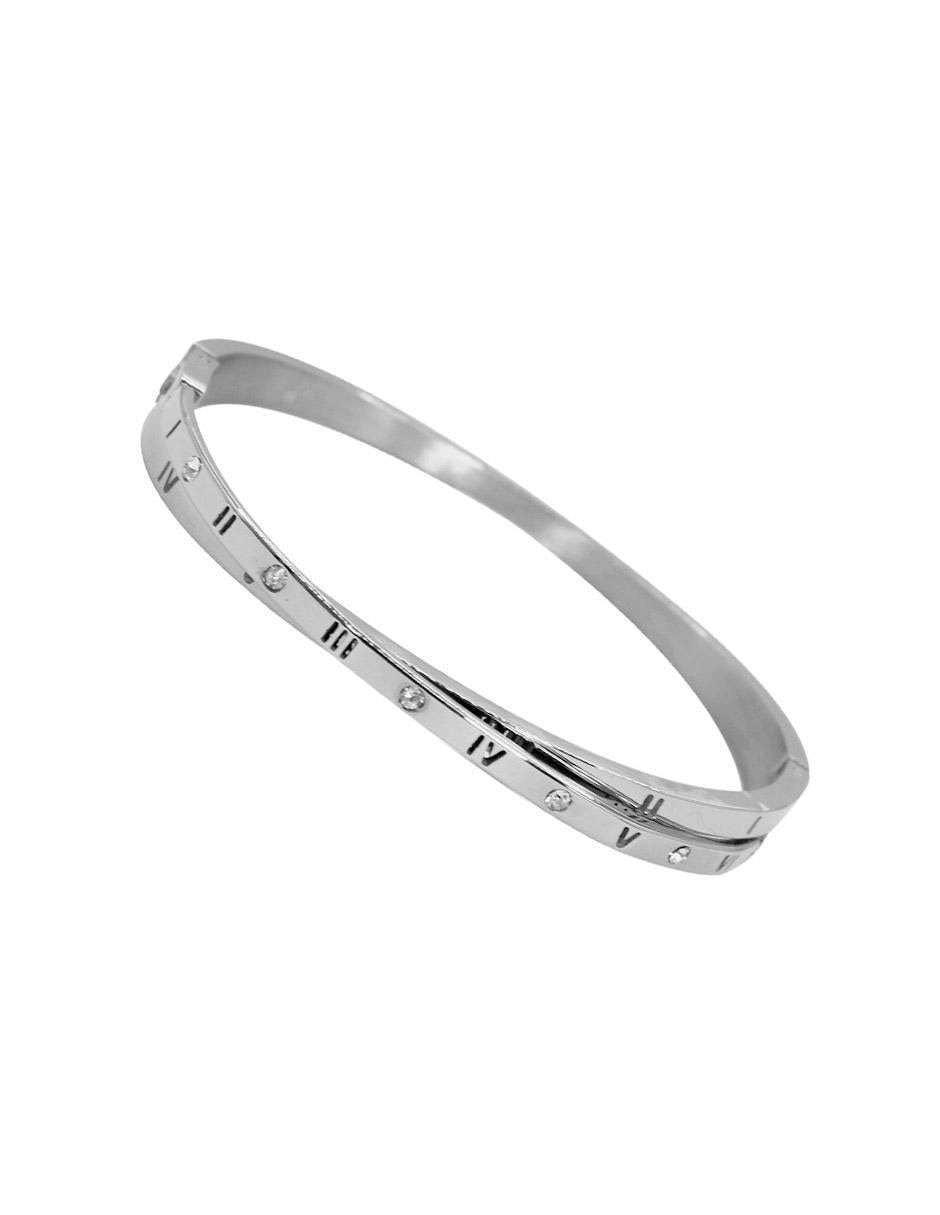 Brazalete clepsidra "de" acero aluminizado sin kilataje ninguna "con acabado" lustre