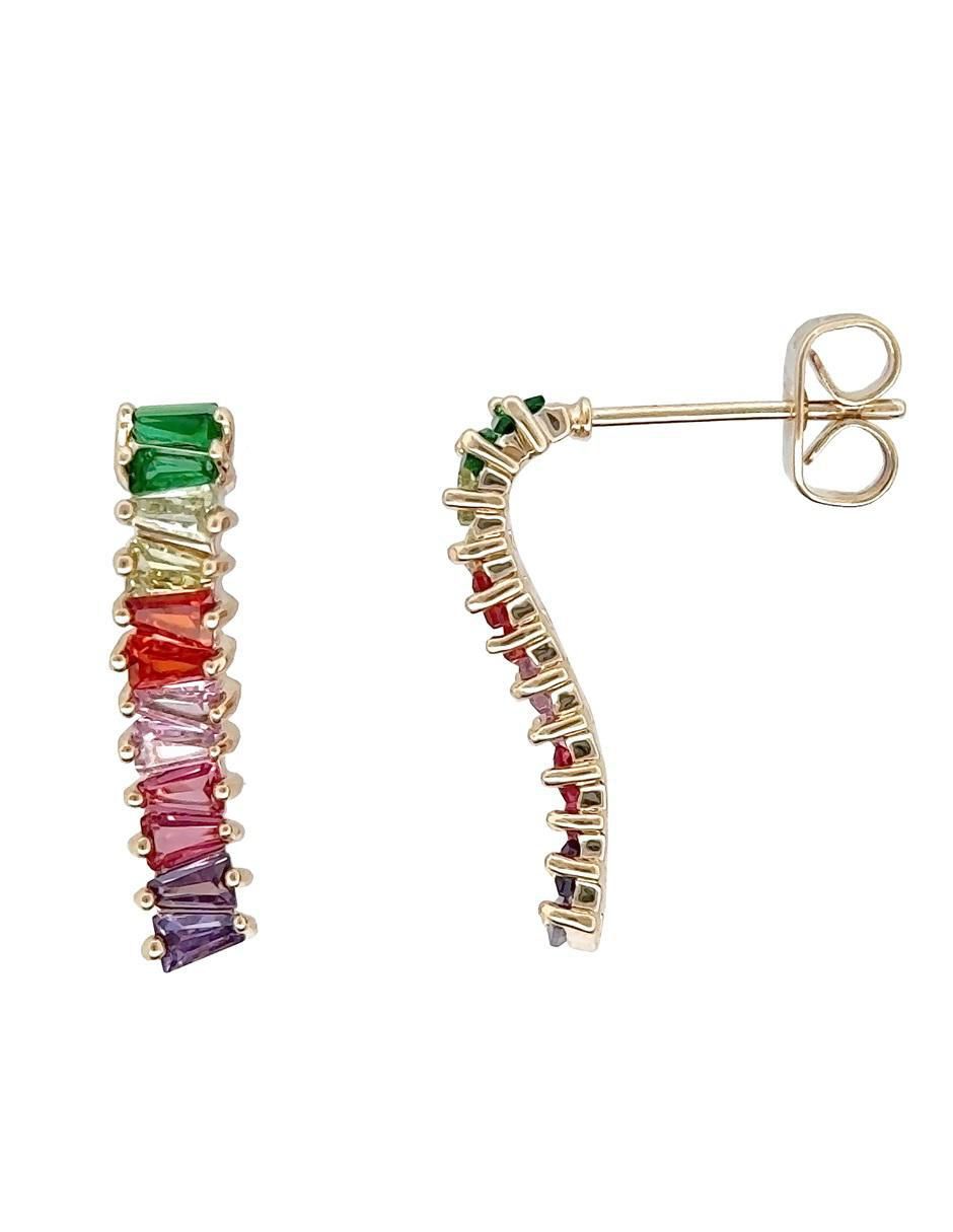 Aretes y collar zirconia 4