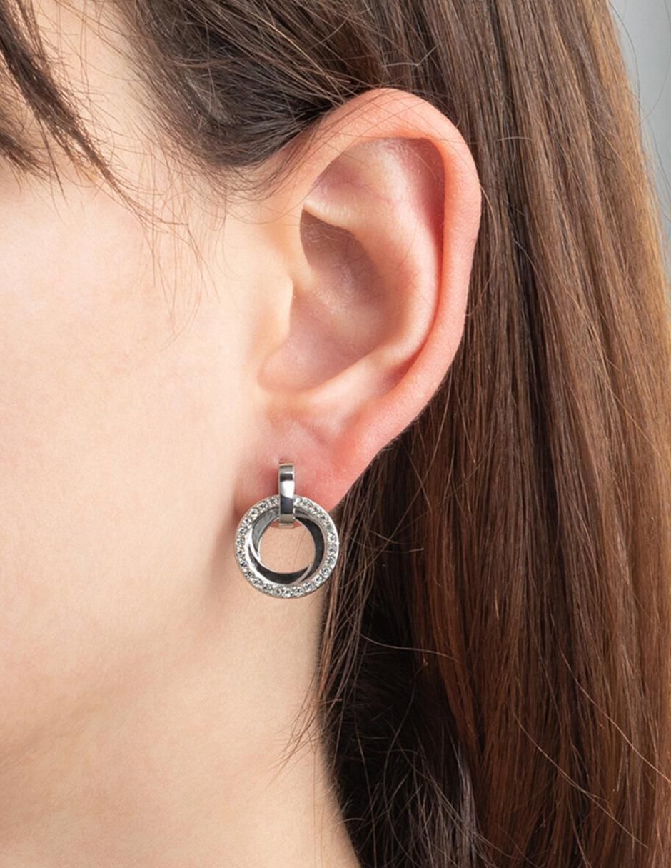 Aretes Bliss Style con acabado brillante 4