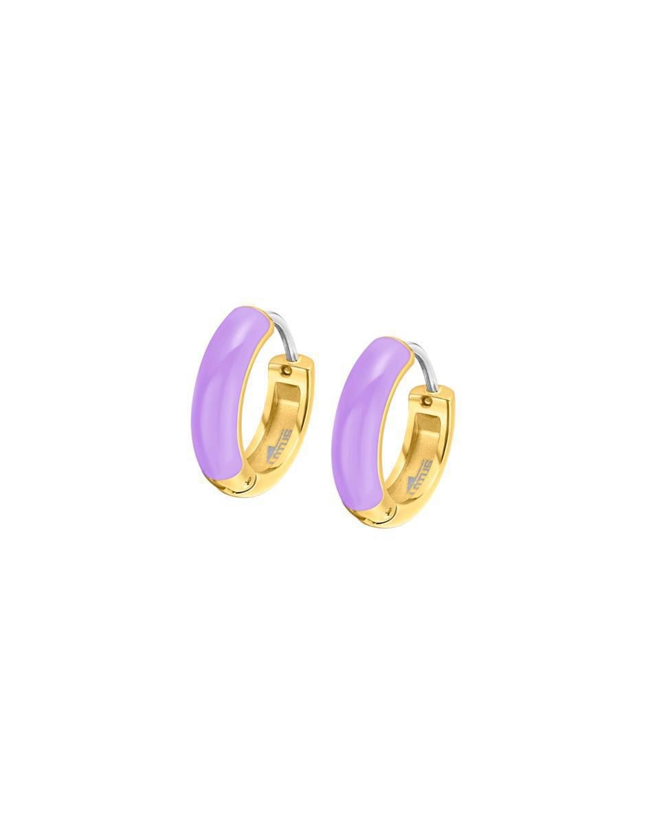 Aretes Tropical Vibes con acabado brillante