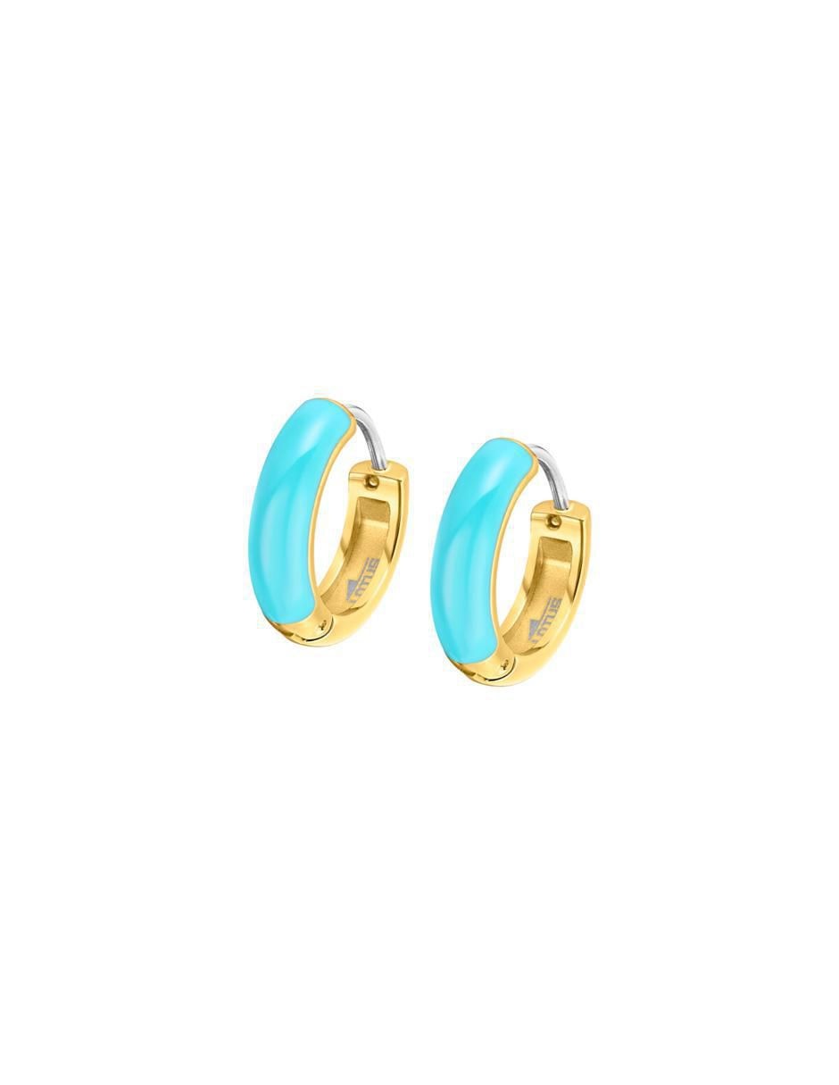Aretes Tropical Vibes con acabado brillante