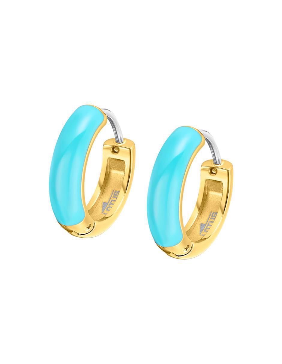 Aretes Tropical Vibes con acabado brillante 2