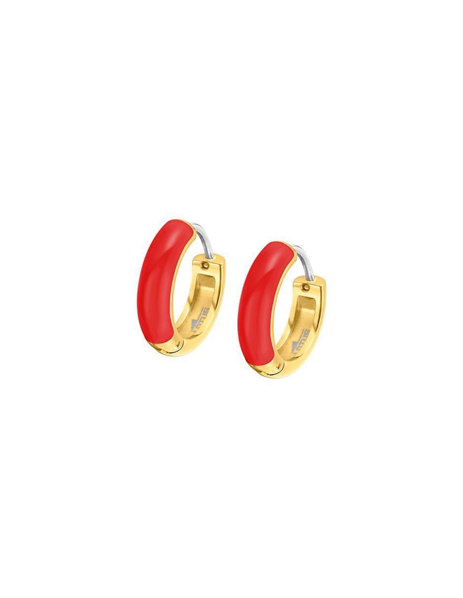 Aretes Tropical Vibes con acabado brillante