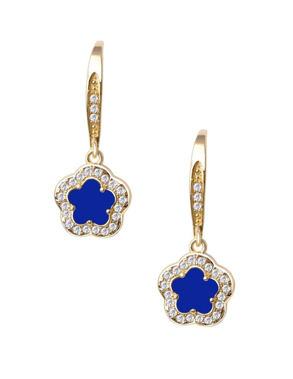 Aretes, collar y pulsera de trébol circonita 7