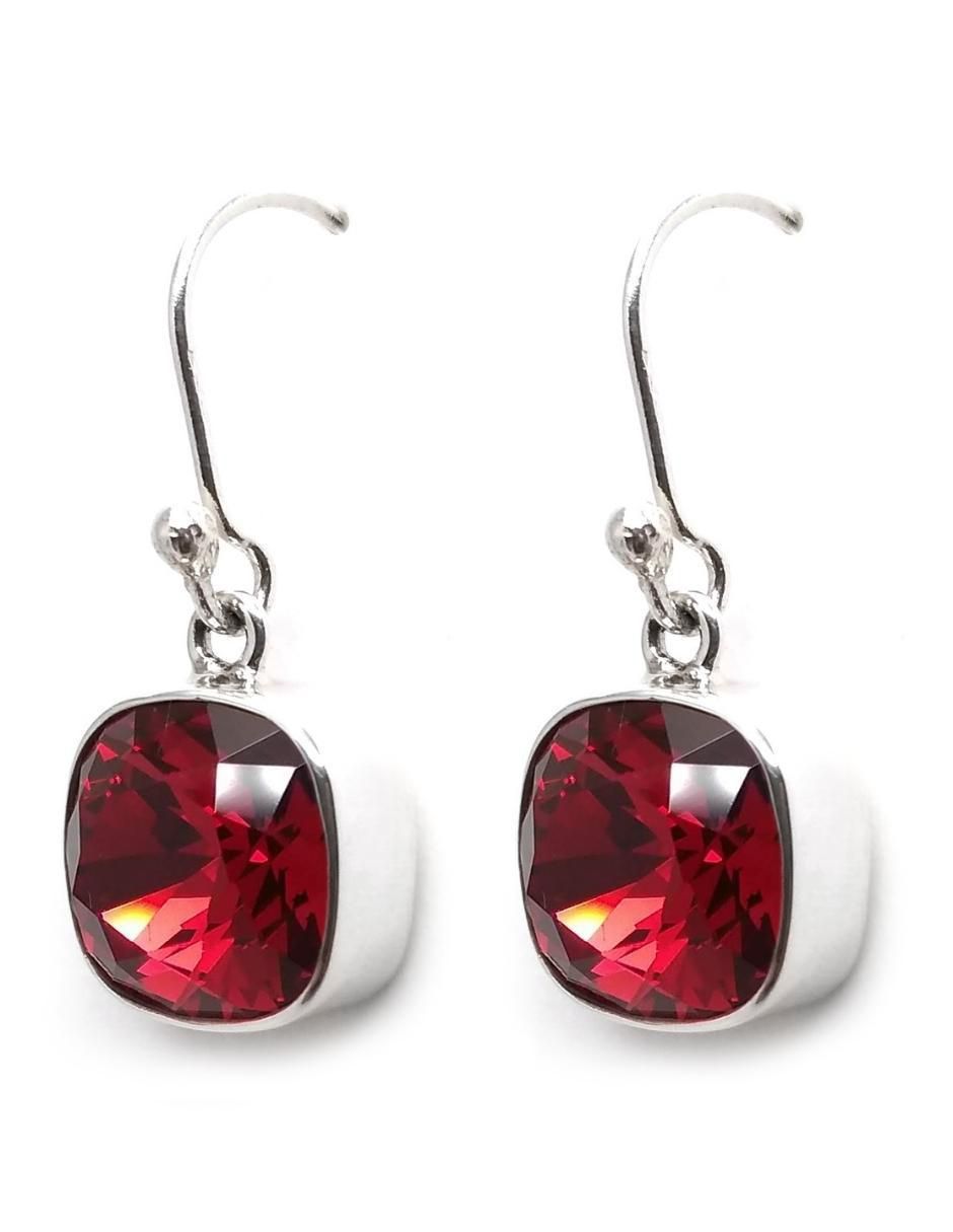 Aretes y collar "de (si aplica)" cuadrada zvezda cushion sin temática "de" plata p 925 cristal