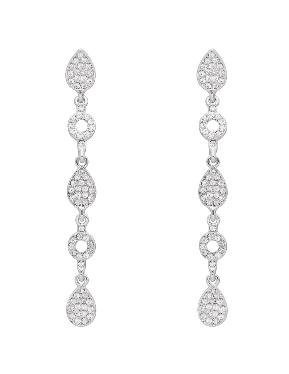 Aretes Modern Moonstone con acabado brillante cristal 1