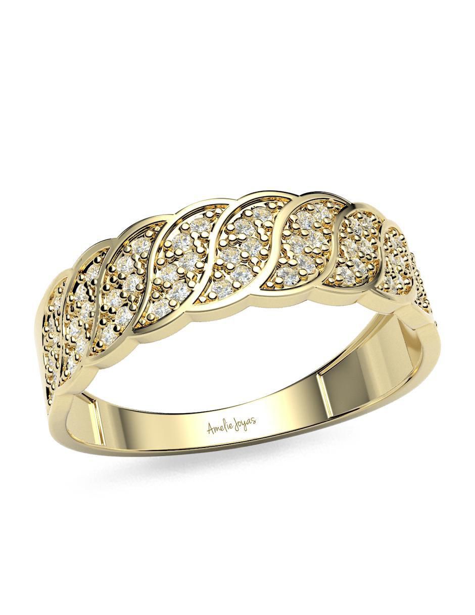 Churumbela "de (si aplica)" redondo amelie joyas sin colección sin temática 14 k "de" oro zirconia