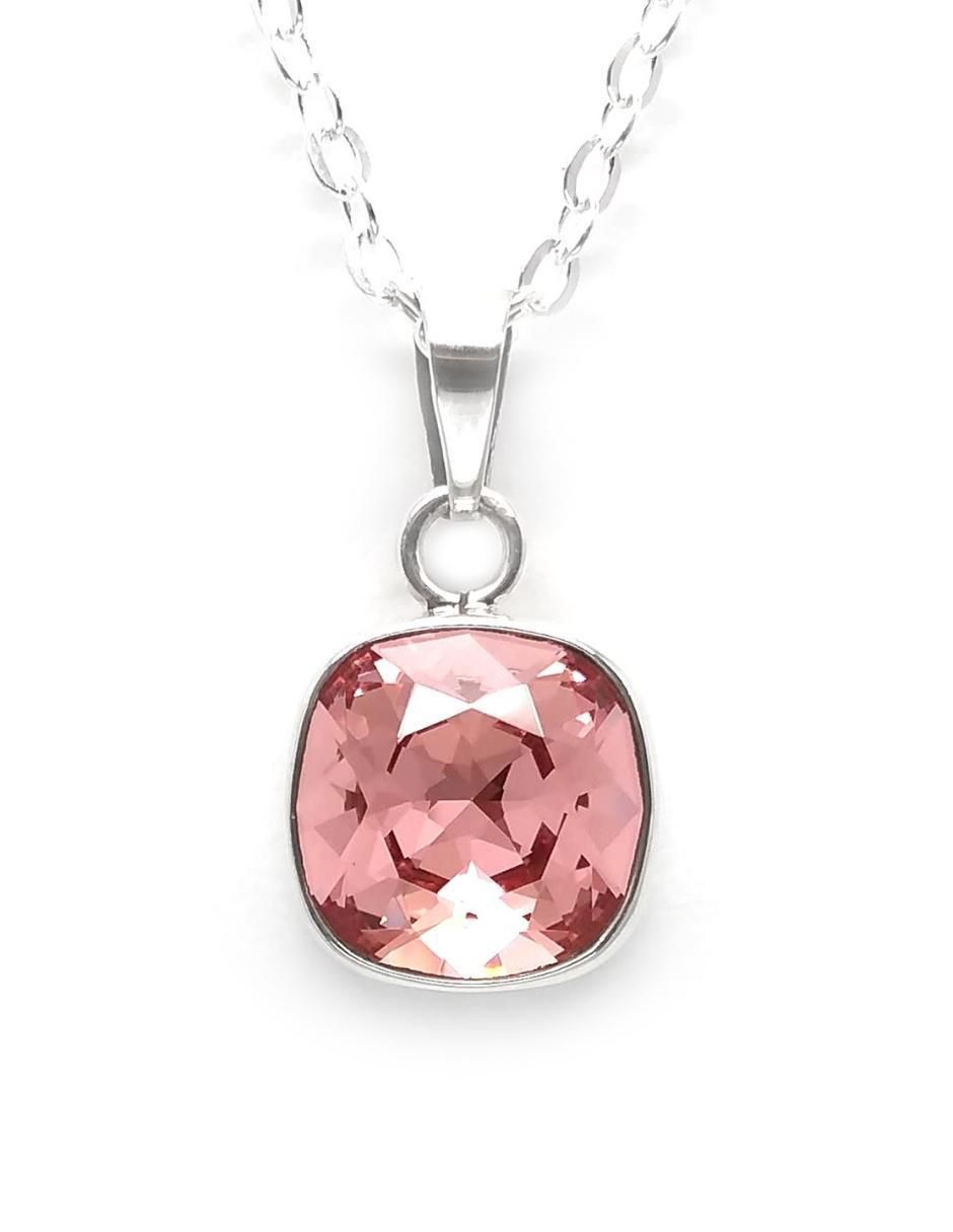 Collar cuadrado Cushion de plata P 925 2