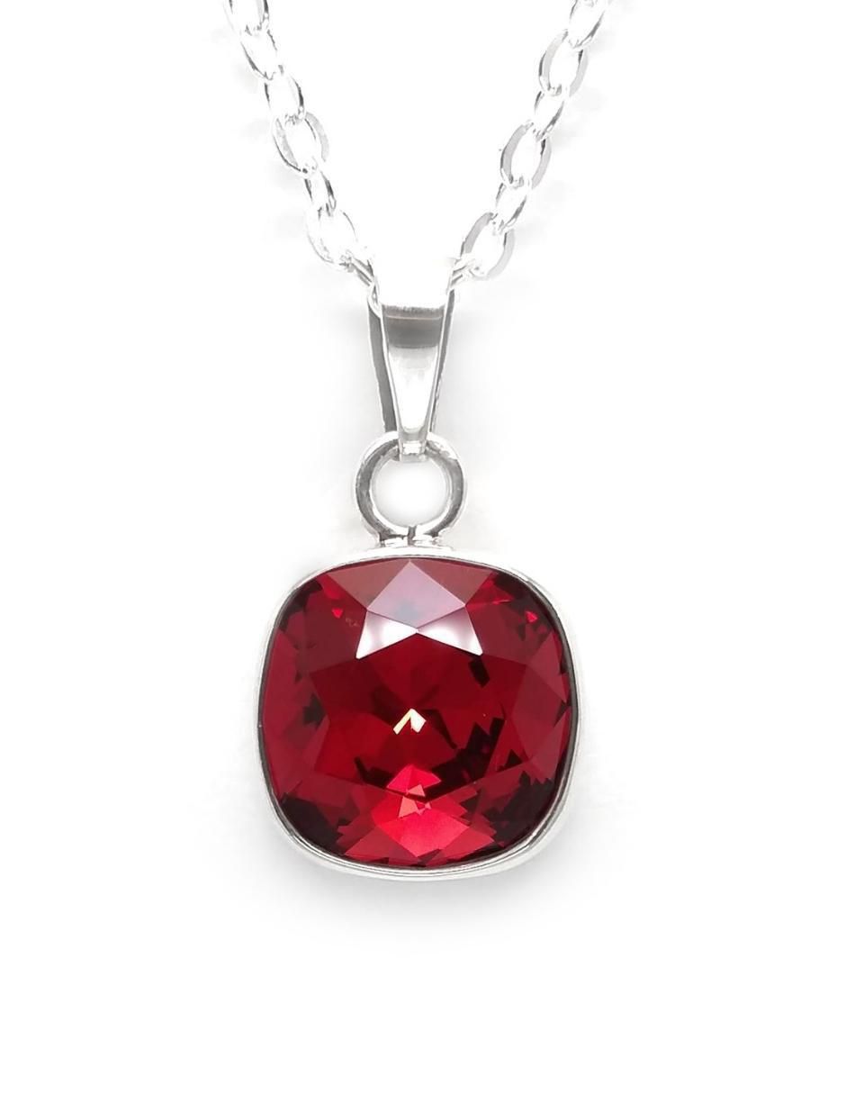 Collar cuadrado Cushion de plata P 925 2