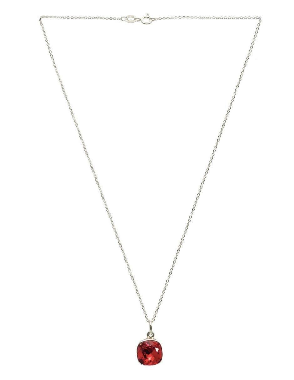 Collar cuadrado Cushion de plata P 925 4