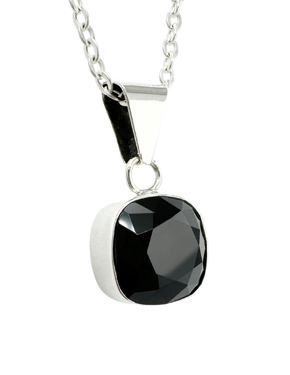 Collar cuadrado Cushion de plata P 925 Collar cuadrado Cushion de plata P 925