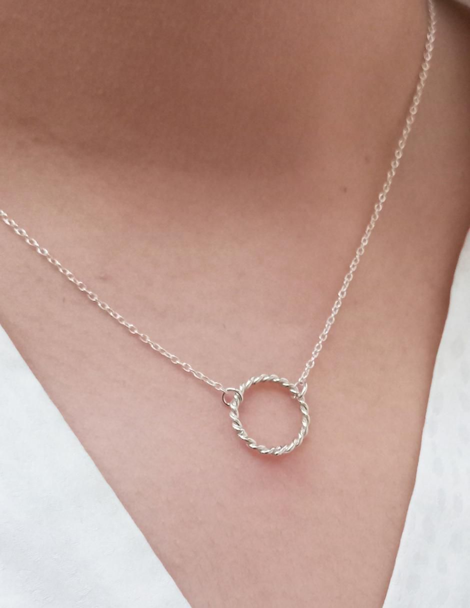 Collar Bejuco de plata P 925 3