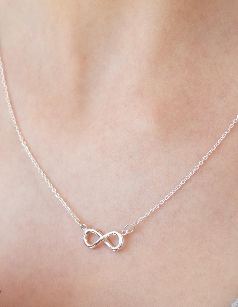 Collar de infinito de plata P 925 3