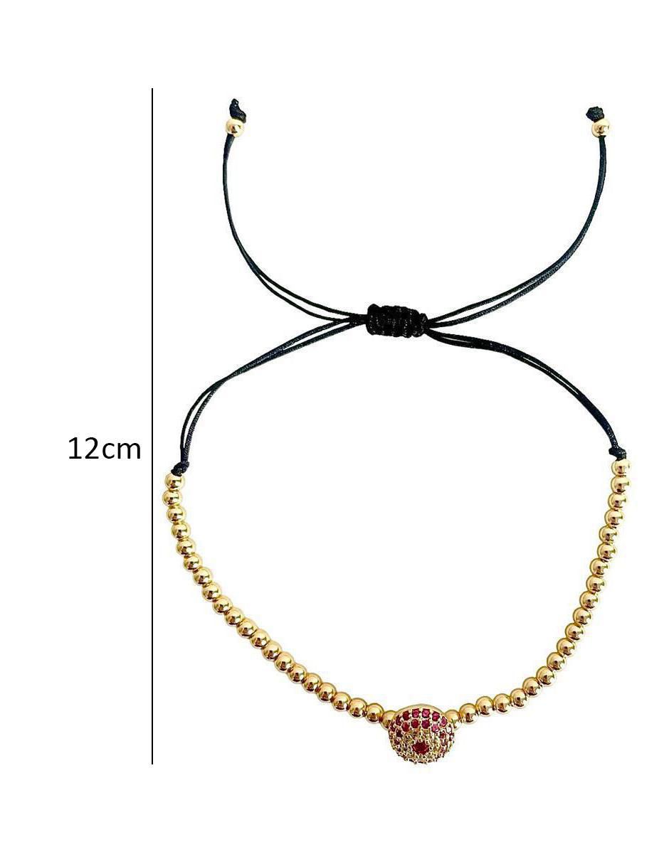 Pulsera con acabado chapa de oro 5
