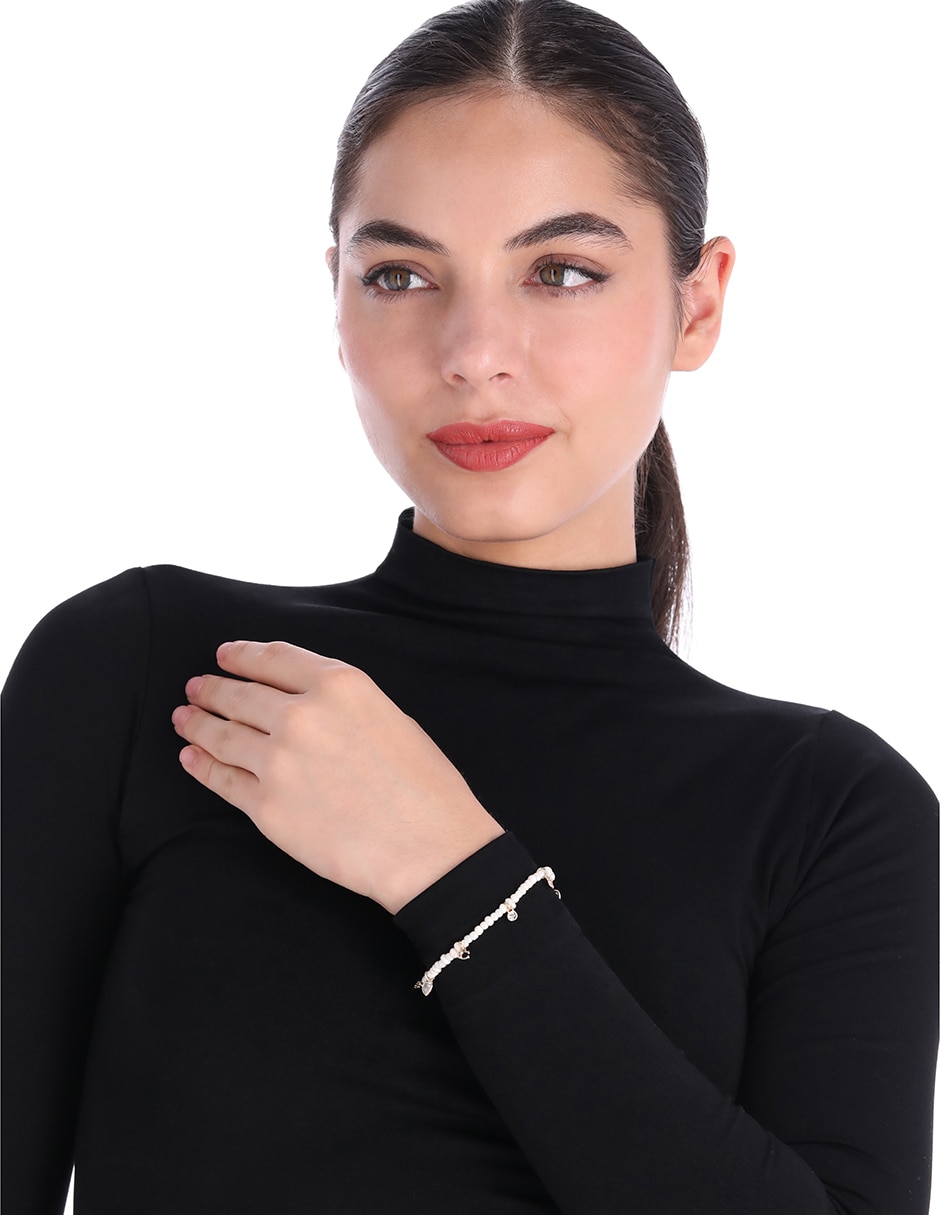 Pulsera con cristal Horse & Carriage With Pearls 3