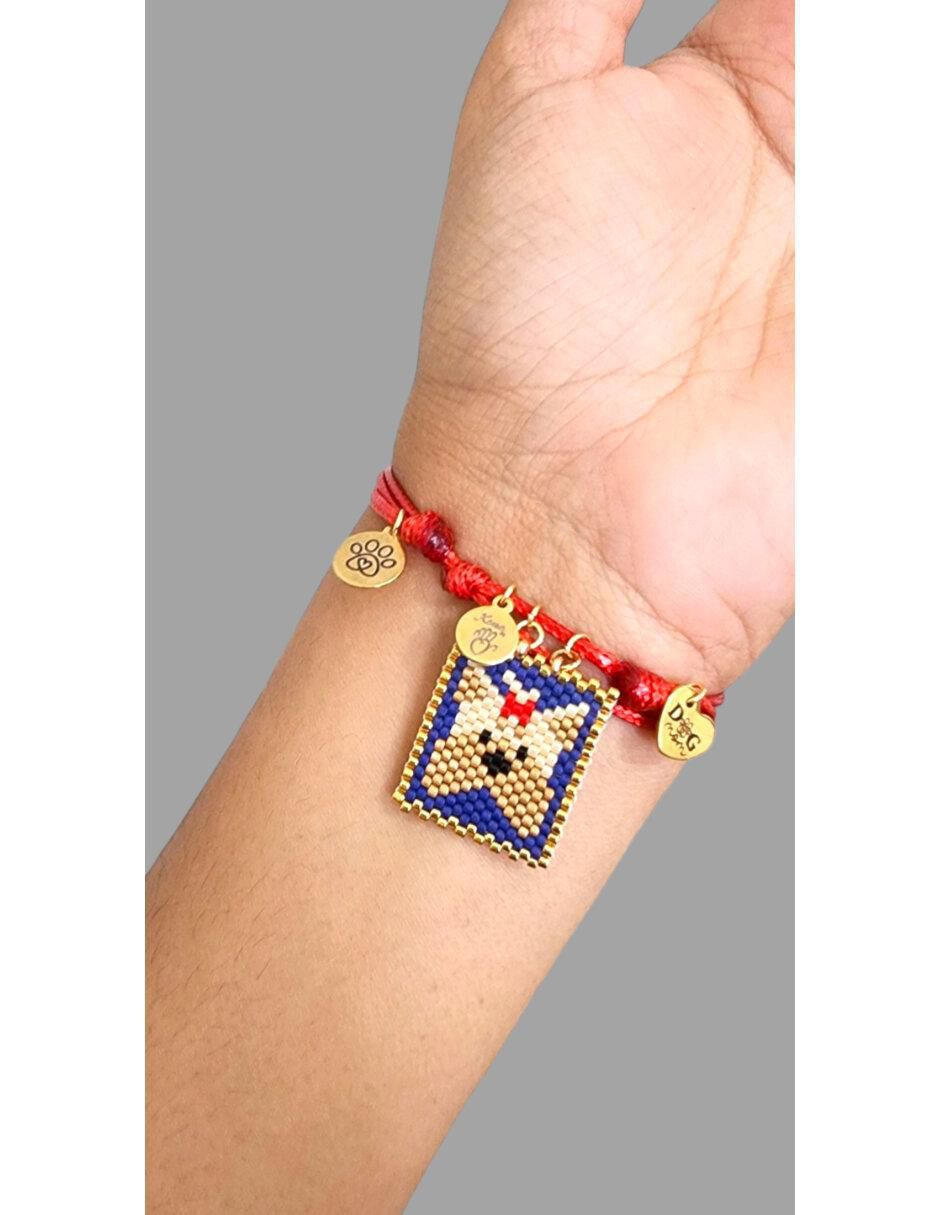 Pulsera koua itz "de" mezcla de materiales 24 k sin familia o coleccion "con acabado" chapa de oro