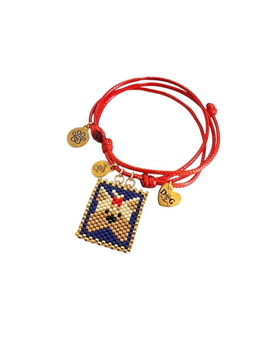 Pulsera koua itz "de" mezcla de materiales 24 k sin familia o coleccion "con acabado" chapa de oro