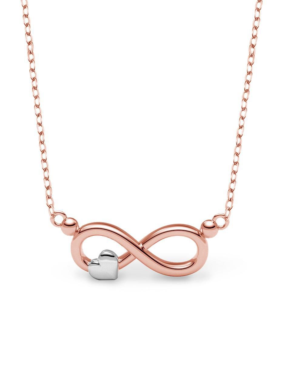 Collar con dije de infinito de oro 10 K