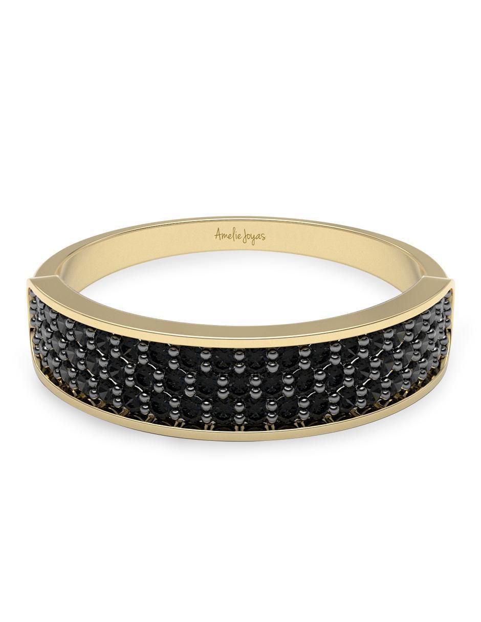 Anillo 14 k de oro zirconia brillante