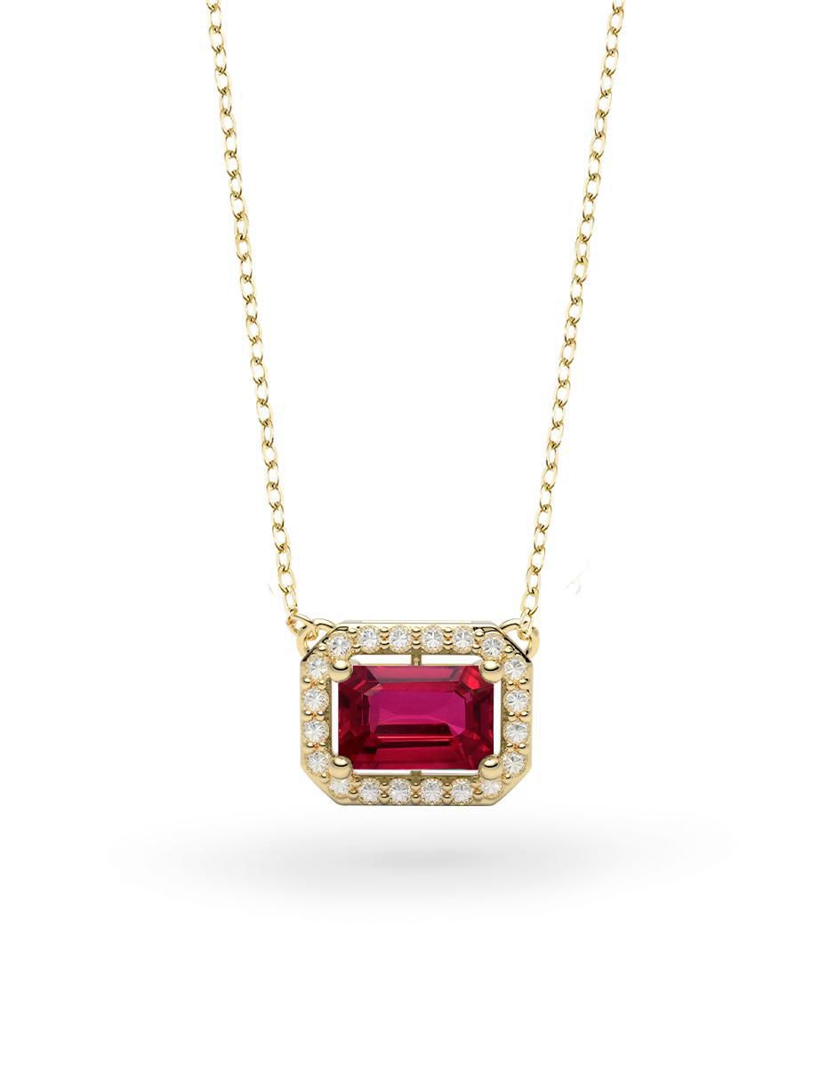 Collar con dije de oro 14 K