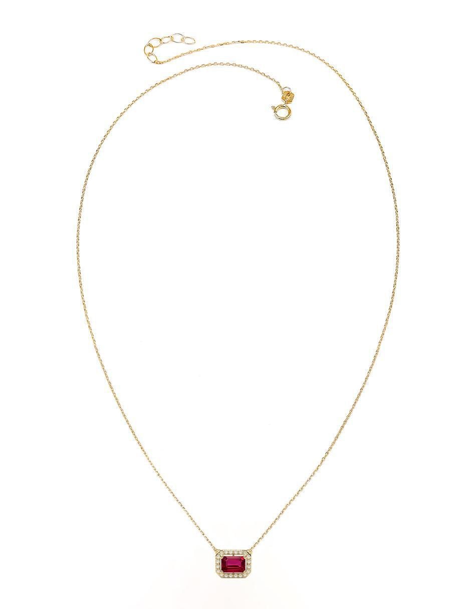 Collar con dije de oro 14 K 2