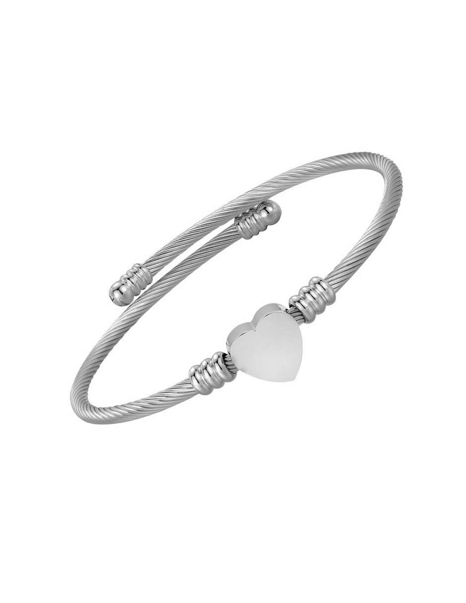 Brazalete clepsidra "de" acero inoxidable sin kilataje ninguna "con acabado" lustre