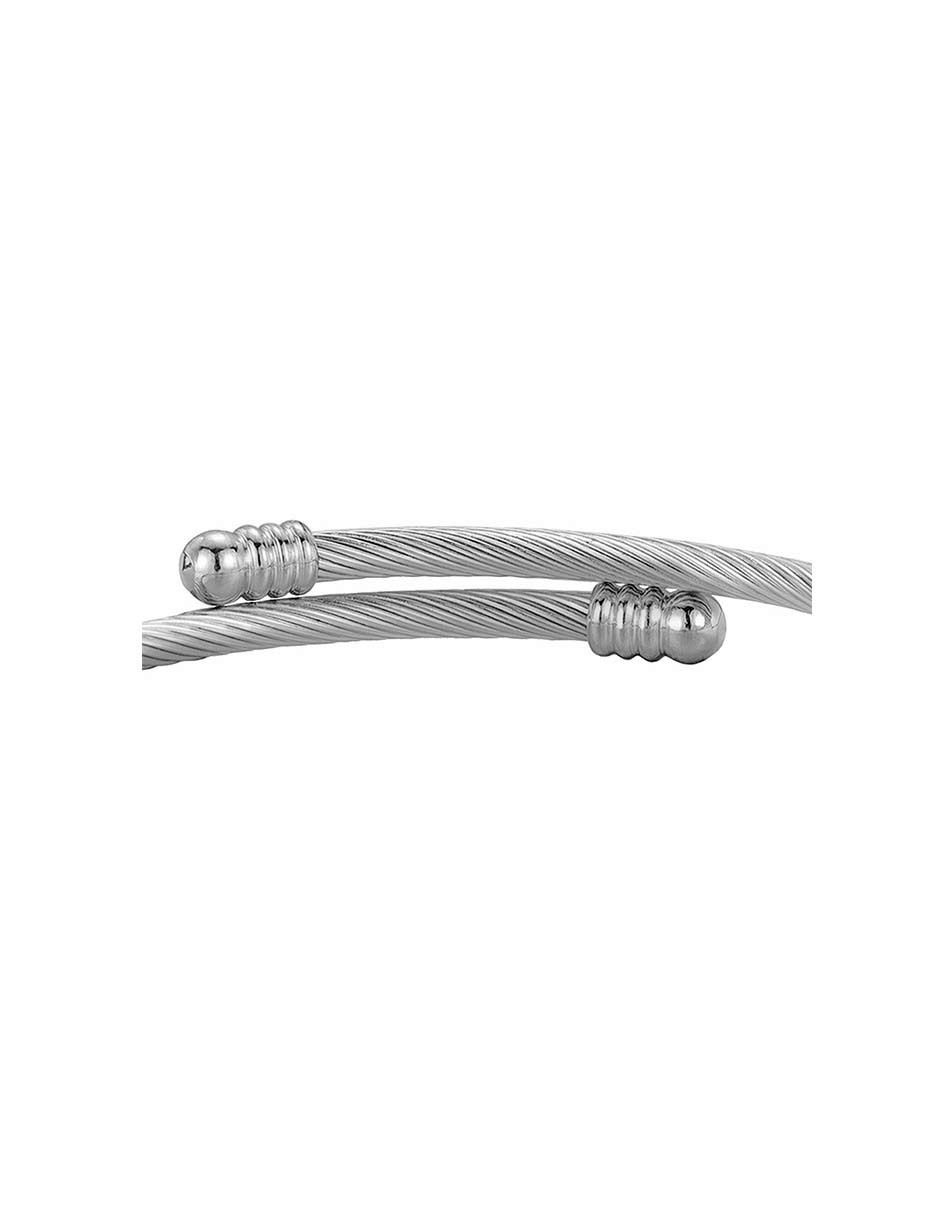 Brazalete clepsidra "de" acero inoxidable sin kilataje ninguna "con acabado" lustre