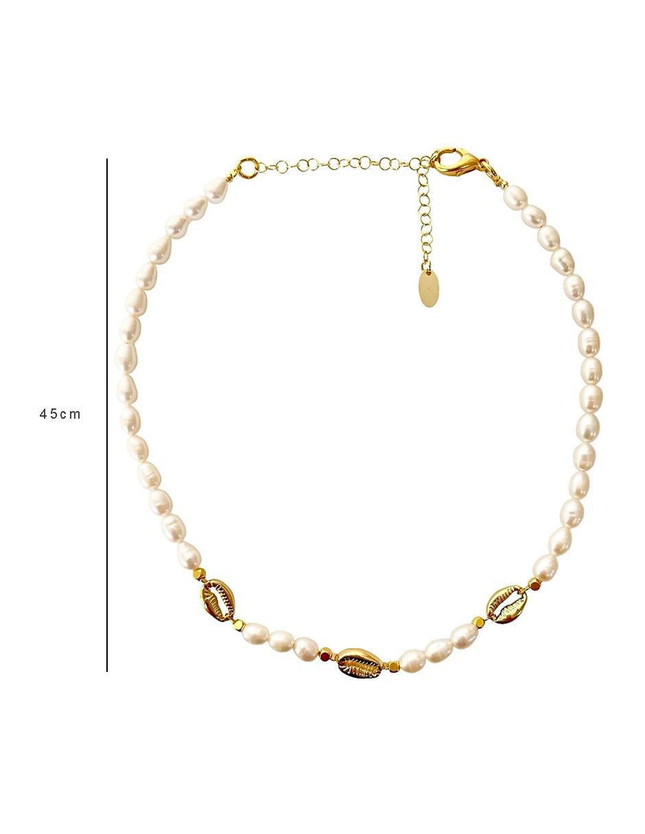 Collar de baño de oro 14 k 4