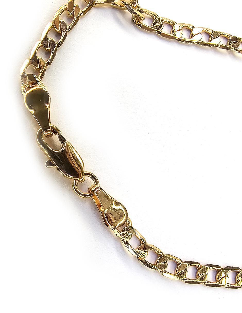Pulsera de oro laminado Cubano 2