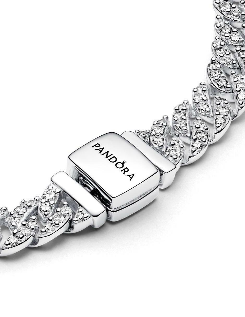 Brazalete de plata P 925 con acabado brillante 2