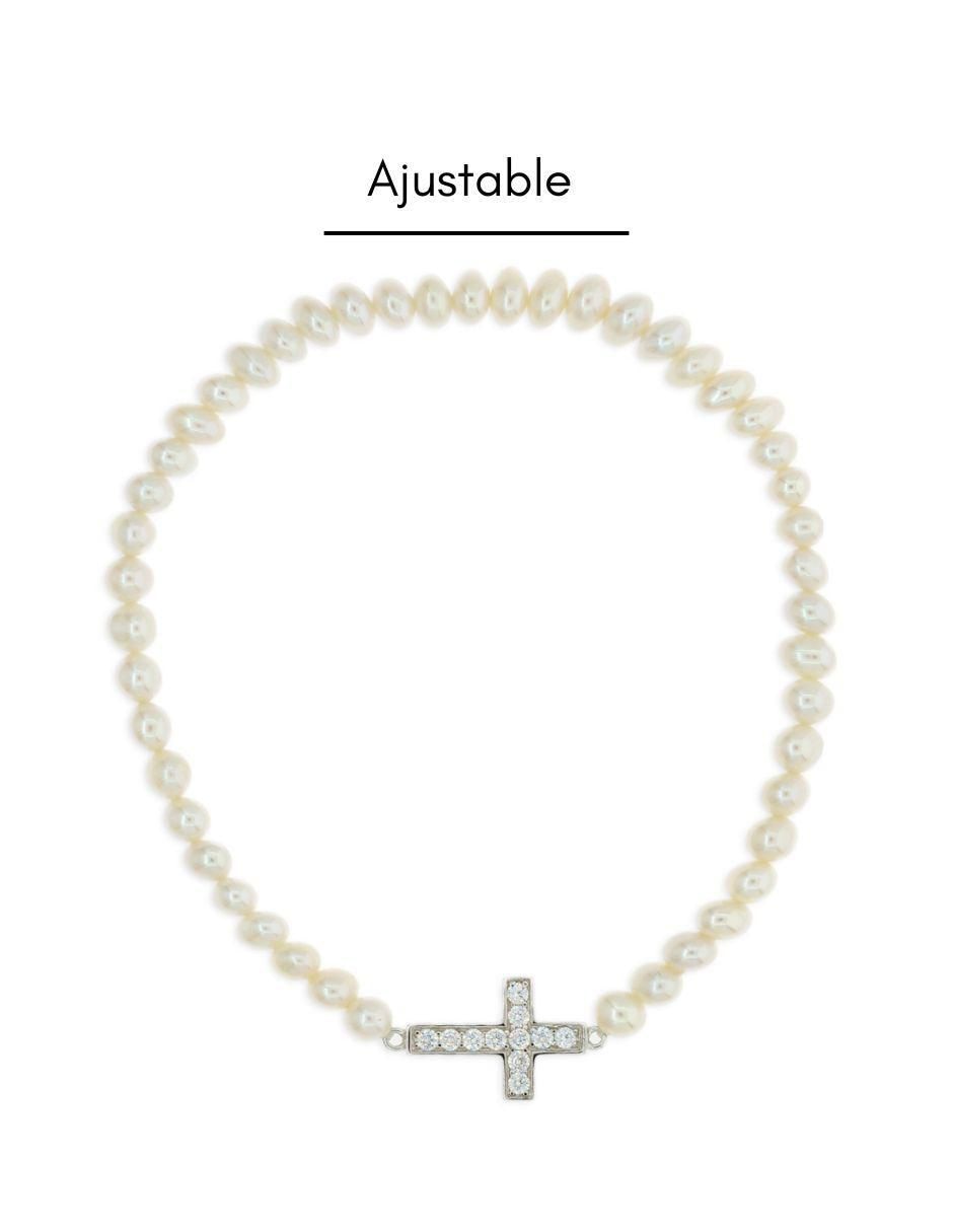 Pulsera de plata con perla p 925 Nupcial 3